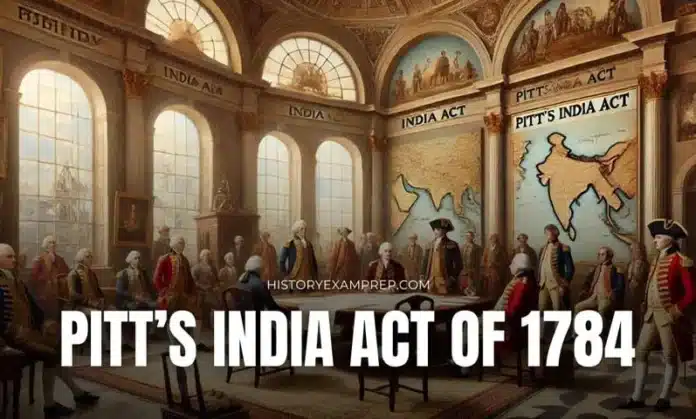 Pitt's India Act 1784: Origin, Key Provisions and Impact